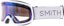 Smith Women's Drift Goggles - white chunky knit/blue sensor mirror lens