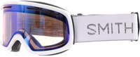 Smith Drift Goggles - white chunky knit/blue sensor mirror lens