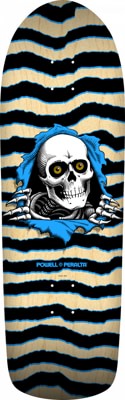 Powell Peralta Old School Ripper 10.0 Skateboard Deck - natural/blue - view large