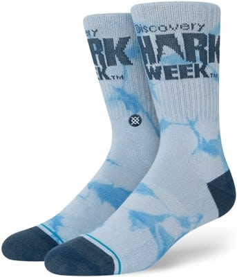 Stance Discover Shark Week Sock - blue - view large