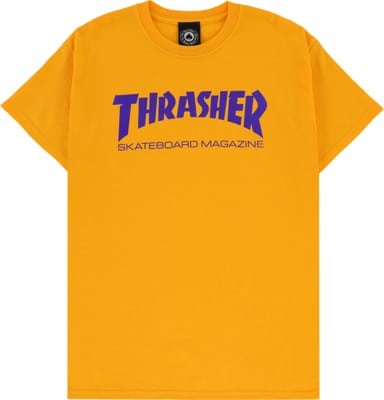 Thrasher Skate Mag T-Shirt - gold/purple - view large
