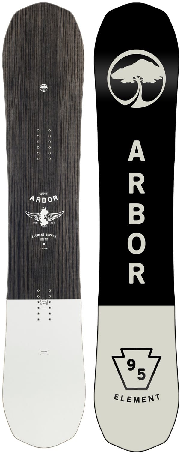 Arbor Element Rocker Snowboard 2024 Tactics