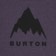 Burton Oak Hoodie - violet halo heather - front detail