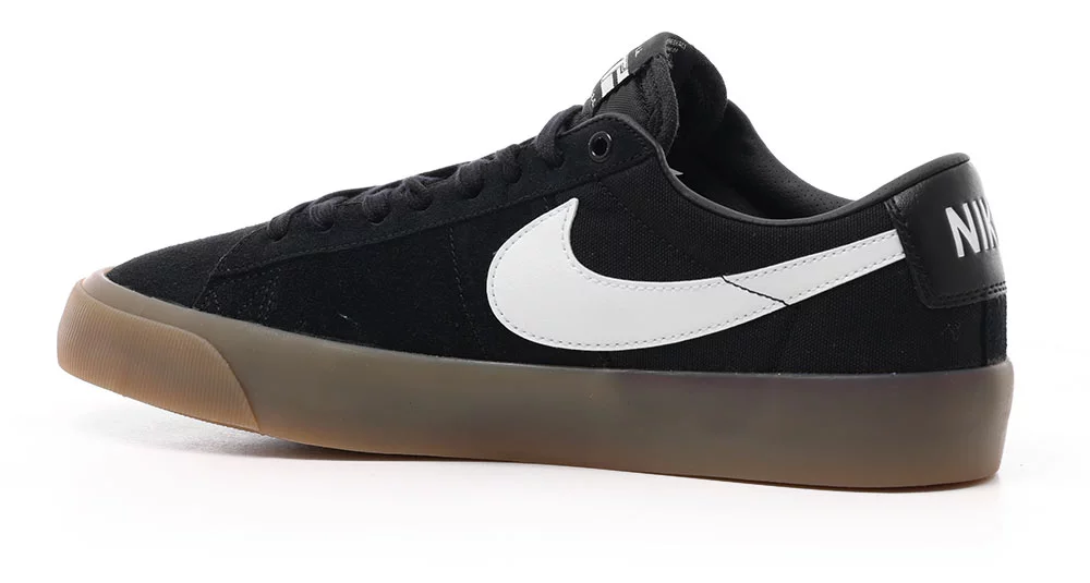 Nike SB Zoom Blazer Low Pro GT Skate Shoes - black/white-black