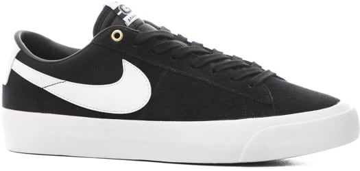 Nike SB Zoom Blazer Low Pro GT Skate Shoes - black/white-black-gum light brown - view large