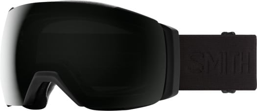 Smith I/O Mag XL ChromaPop Goggles + Bonus Lens - blackout/sun black + storm blue sensor mirror lens - view large