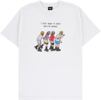 Brother Merle Skate With Friends T-Shirt - white - view large
