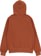 Welcome Butterfly Garment-Dyed Hoodie - umber - reverse