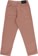 Quasi Warren Trouser Pants - mauve - reverse