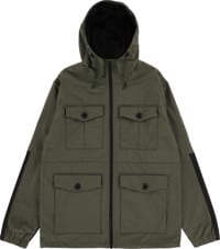 Roark Cascade Rain Jacket - dark military