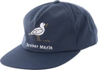 Brother Merle Seagull Strapback Hat - navy