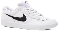 Nike SB Force 58 PRM L Skate Shoes - white/black-white-white