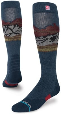 Stance Performance Mid Cushion Merino Wool Snowboard Socks - (jimmy chin) chin valley - view large