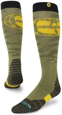 Stance Performance Mid Cushion Merino Wool Snowboard Socks - (wu-tang) wu world - view large