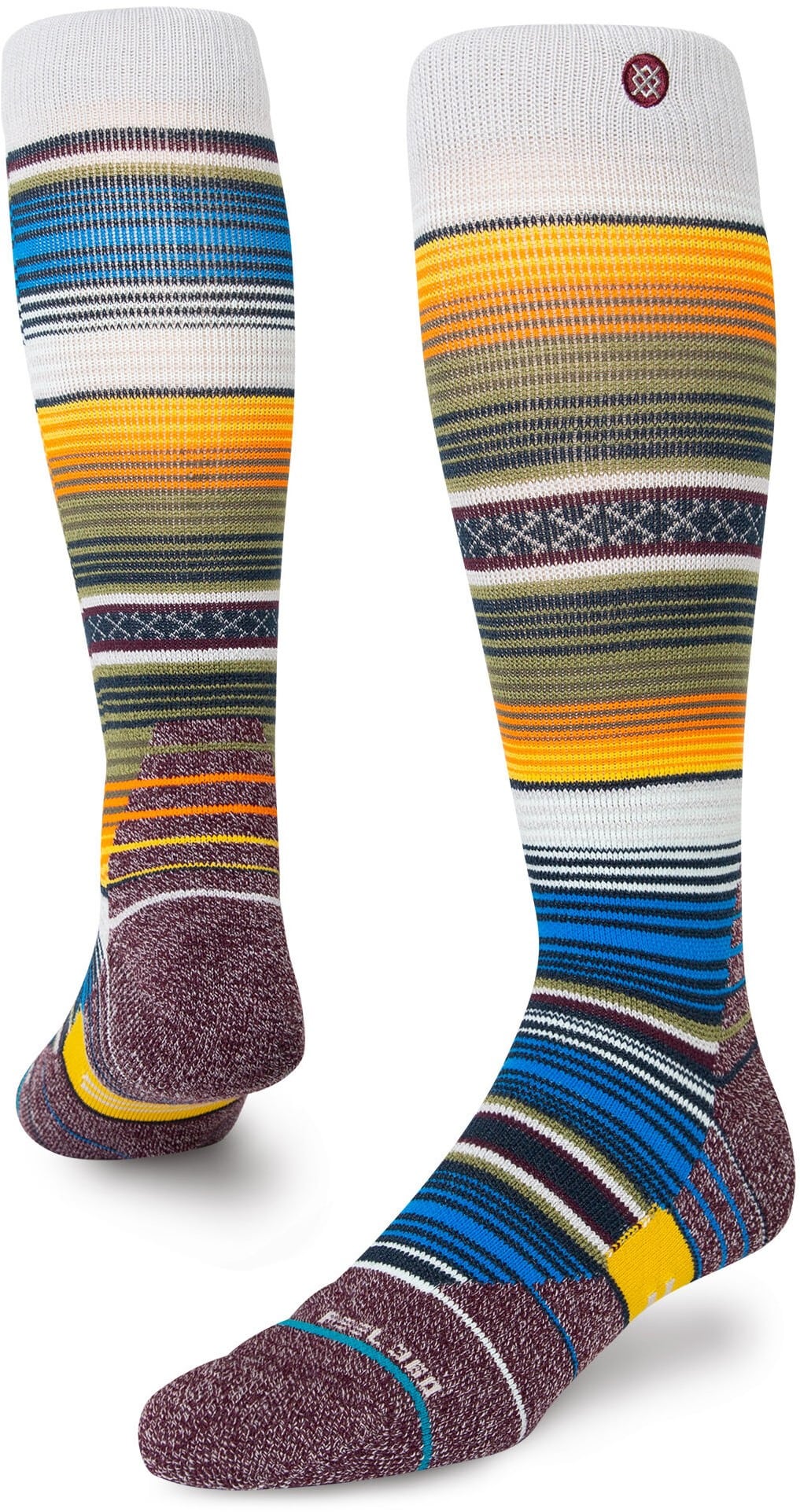 Stance Performance Mid Cushion Merino Wool Snowboard Socks curren