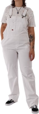Dickies Women's Heritage Bib Overall Pants - white - view large