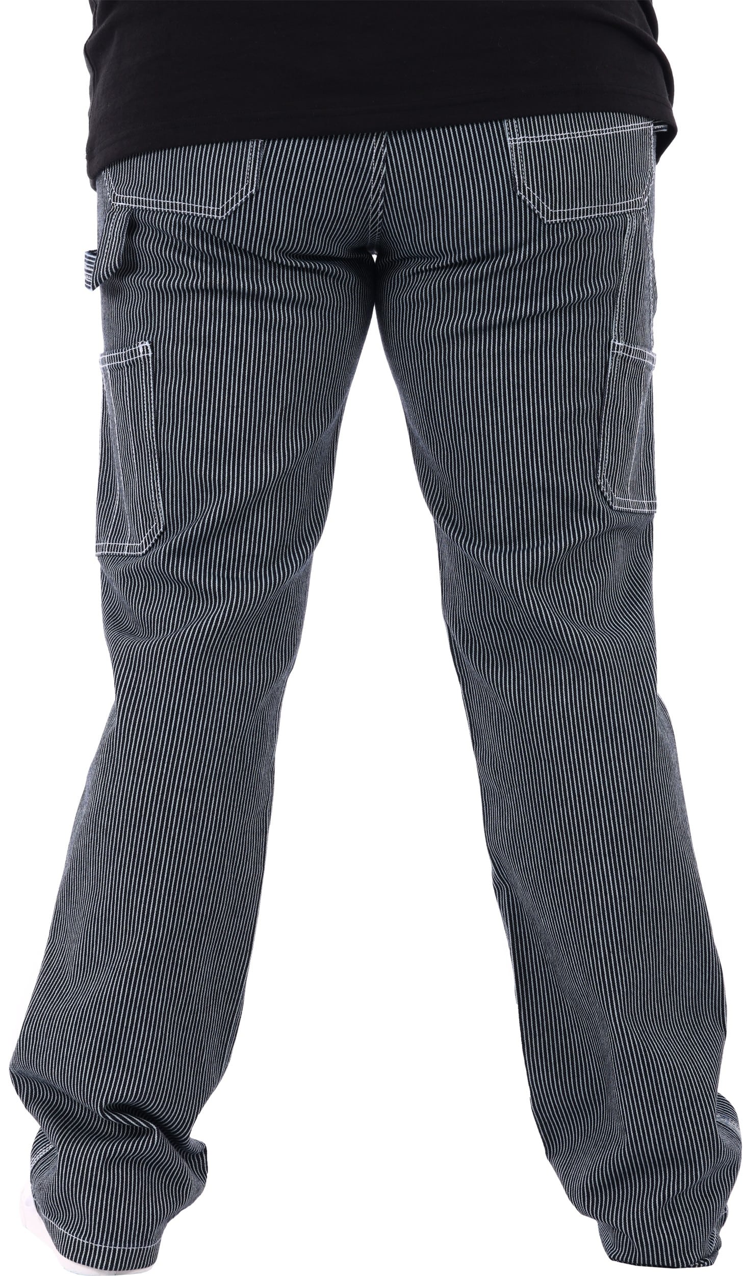 hickory stripe carpenter pants