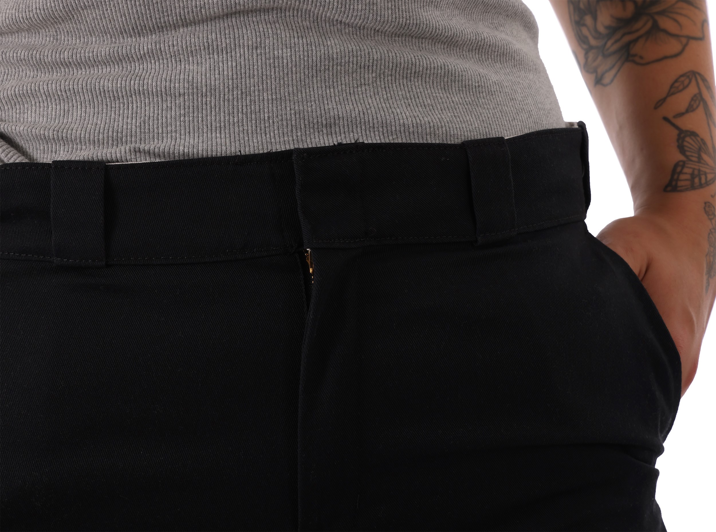 Dickies Women's Wide Leg Work Pants stonewashed black Tactics