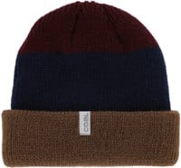 Coal Frena Beanie - dirt brown stripe