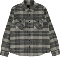 Brixton Bowery Heavyweight Flannel Shirt - black/charcoal