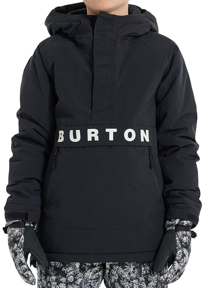 Burton Kids Frostner 2L Anorak Jacket - true black | Tactics