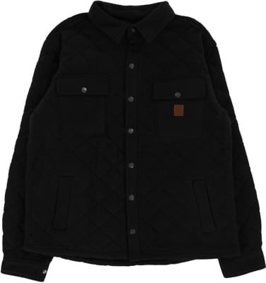 Brixton Cass Quilted Fleece Jacket - black - view large