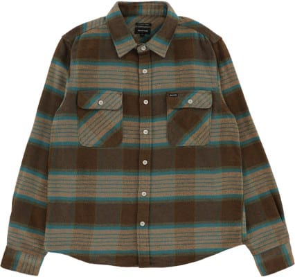 Brixton Bowery Flannel - mojave/heather grey/desert palm - view large