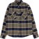 Brixton Bowery Flannel - moonlit ocean/bright gold/off white