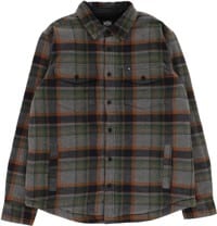 Loser Machine Alcott Sherpa Lined Flannel Shirt - grey/navy