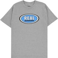 Real Oval T-Shirt - athletic heather/blue