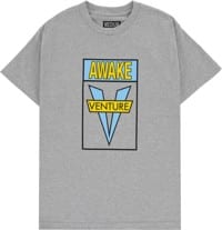Venture Awake T-Shirt - athletic heather/blue/yellow