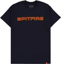 Spitfire Classic 87' T-Shirt - navy/red-gold