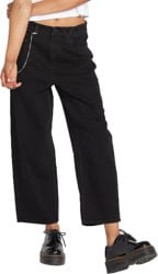 Volcom Women's Weellow Denim Pants - black