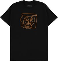 Krooked KRKD Moon Smile T-Shirt - black/british khaki