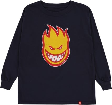 Spitfire Kids Bighead Fill L/S T-Shirt - navy/gold-red - view large
