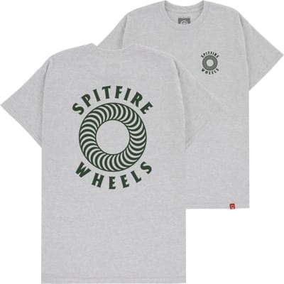 Spitfire Hollow Classic T-Shirt - ash/dark green - view large
