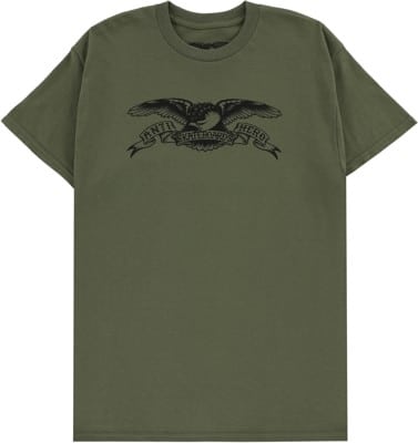Anti-Hero Basic Eagle T-Shirt - military green/black - view large