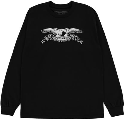 Anti-Hero Basic Eagle L/S T-Shirt - black/white - view large
