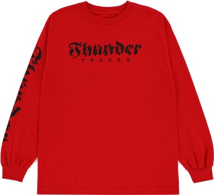 Thunder Aftershock Sleeve L/S T-Shirt - red/black - view large