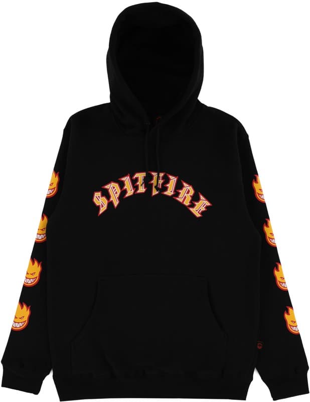 Spitfire Old E Bighead Fill Sleeve Hoodie - Free Shipping | Tactics