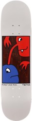 Tactics Protect Your Mind Skateboard Deck - brown