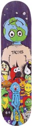 Tactics We Are The World Skateboard Deck - navy