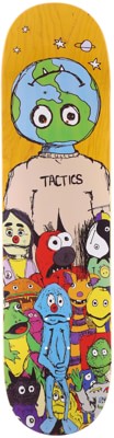 Tactics We Are The World Skateboard Deck - yellow - view large