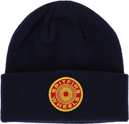 Spitfire Classic 87' Swirl Patch Beanie - navy/gold/red - view large