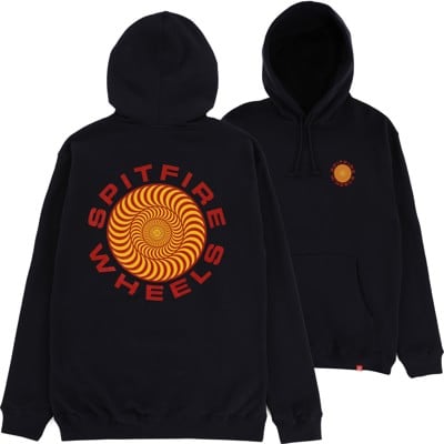 Spitfire Classic 87' Swirl Hoodie - deep navy/red-gold - view large