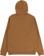 RVCA Americana Hoodie - camel - reverse