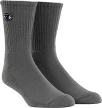 Toy Machine Sect Eye Embroidered Sock - grey