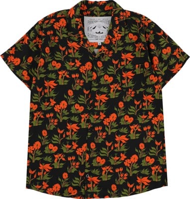 Poler Aloha S/S Shirt - orchid floral black - view large