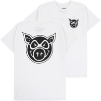 Pig F & B Head T-Shirt - white