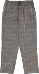 Brixton Steady Cinch Taper X Pants - grey plaid